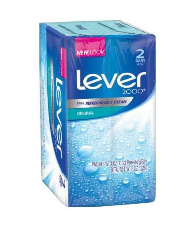 Lever 2000 Original Refreshing Bar Soap Perfectly Fresh 4 oz 2 ea (Pack of 5) Original 4 Ounce (Pack of 10)