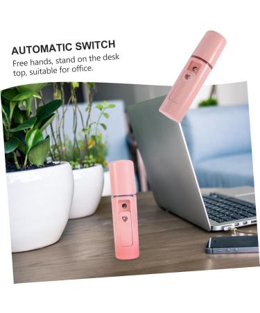 BELLIFFY 1pc Humidifier Makeup Device Face Sprayer Handheld Spray Device Mini Face Steamer USB Pink Abs - Buy Online on GoSupps.com