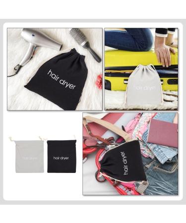Healeved 6 Pcs Hair Dryer Storage Bag Travel Hair Dryer Bags Hair Dryer Holder Drawstring Travel Bag Fabric - Buy Online on GoSupps.com