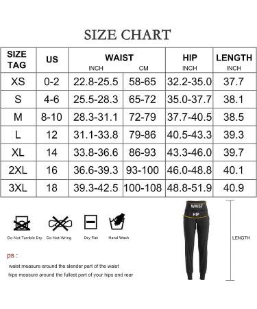 LEINIDINA Women's High Waisted Jogger Pants with Pockets- Black Medium - Buy Online on GoSupps.com