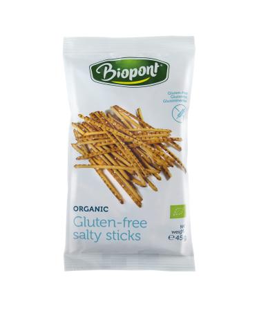 Organic gluten free salted sticks 45g - BIOPONT