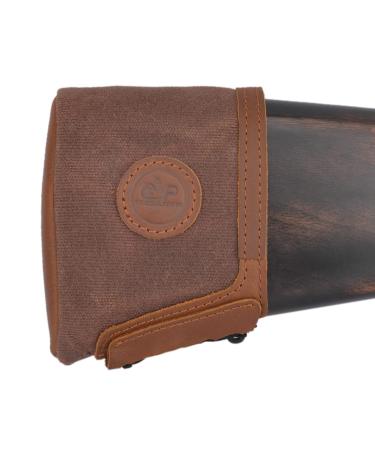 WAYNE'S DOG Genuine Leather Slip On Recoil Pad Buttstock Extension for Shotguns Rifles Hunting Shooting Coffee
