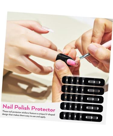 FRCOLOR 200 Sheets Manicure Nail Polish Guard Protective Film Sticker Nail Polish Guards for Fingers Edge Sticker Nail Protector from Nail Polish Safety mask Nail Polish 3.00X2.50X0.10CMx2pcs As Shownx2pcs - Buy Online on GoSupps.com