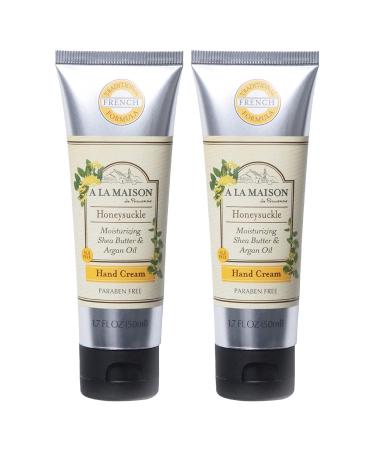 A LA MAISON Honeysuckle Lotion for Dry Skin - Natural Hand and Body Lotion (1 Pack  1.7 oz Bottle) 1.7 Fl Oz (Pack of 2)