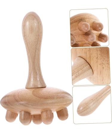 Fomiyes Wooden Hand Massager & Neck Massage Device | Body Brush Foot Massager & Massage Balls - Best for Relaxation & Pain Relief - Buy Online on GoSupps.com