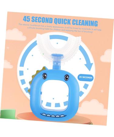 Healeved U-Shaped Toothbrush for Kids | 4-Pack Children's Oral Care Tools | Sweet & Fun Design for Easy Brushing | Ideal Household Products for Children - Buy Online on GoSupps.com