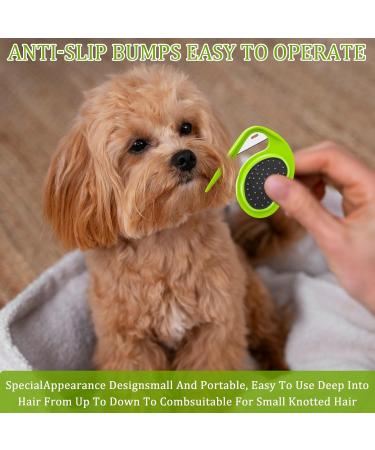 2 Pieces Pet Knotting Comb Set for Cats & Dogs | Knot Remover De-Shedding Tool Hair Removal Comb - Buy Online on GoSupps.com