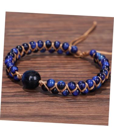 DOITOOL Anti Motion Sickness Bracelet | Blue Crystal Dainty Bracelet for Car Sickness | Portable Beaded Female Accessory - Buy Online on GoSupps.com