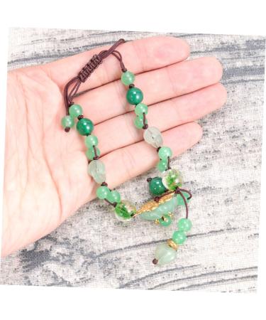 CALLARON 2 Pcs Retro Brace Lace Bead Bracelet for Women Ethnic Bracelet Creative Bead Bracelet Women's Bracelets Adjustable 25.5*2cm Green - Buy Online on GoSupps.com
