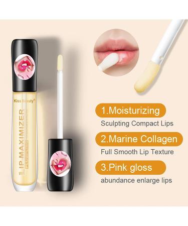 Cozzo Lip Plumper Serum - Vitamin E, Transparent Toot Lip Oil, Moisturizing Gloss for Plump Lips & Reduce Fine Lines (1 PCS) - Buy Online on GoSupps.com