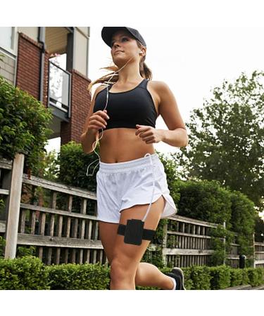 Adjustable Athletic Insulin Pump Holder for t:slim X2 - Black L-Leg Diabetic Supplies for Sports - Buy Online on GoSupps.com
