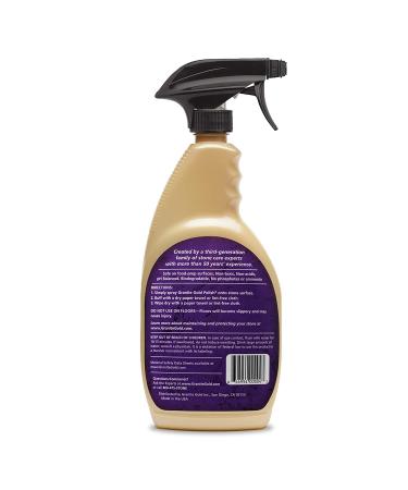 Granite Gold Polish Spray | Streak-Free Shine for Stone Countertops | 24oz - Buy Online on GoSupps.com