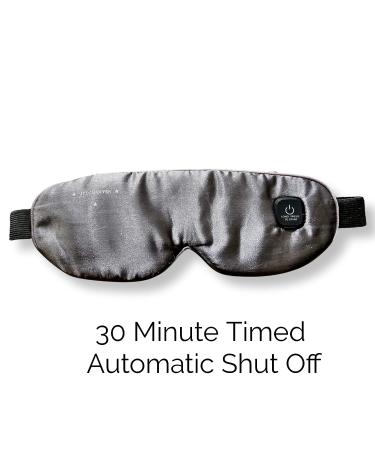 JTXCLUSIVES Cordless Heated Eye Mask with Real Silk | Rechargeable Electric Heating Pad for Dry Eyes Relief - USB Charging, Ideal for Stye, Chalazion, Blepharitis, MGD and Eye Fatigue - Buy Online on GoSupps.com