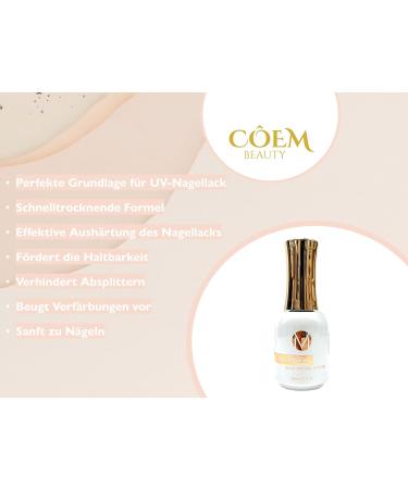C em Premium Base Gel Coat 15ml - Long-Lasting Gel Nails & Shellac Base for Strengthening - UV & Soak Off Varnish - Buy Online on GoSupps.com