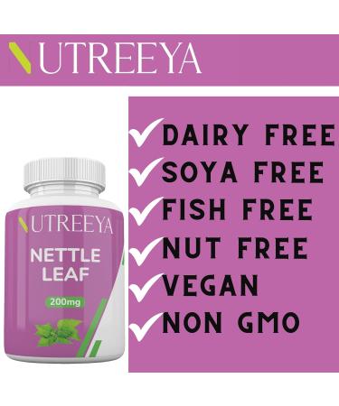 Nettle Leaf 200mg - 6 Month Supply 180 Tablets UK Manufactured Supplement - Buy Online on GoSupps.com