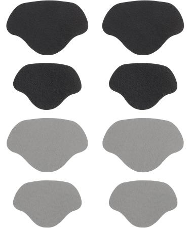 Exceart 8-Piece Premium Heel Handle Liner - Self-Adhesive Repair Heel Hole Patch for Comfortable Shoe Adaptation (Black/Gray) - International Shipping Available - Buy Online on GoSupps.com