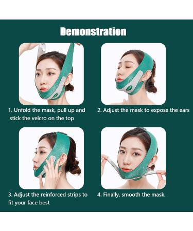 V Line Shaping Face Belts - Double Chin Reducer & Lifting Mask | Anti-Aging Wrinkle Band | Contouring Slimming & Firming Face Lift - Buy Online on GoSupps.com