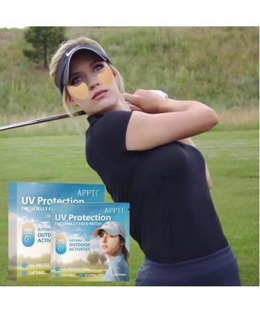 5-Pairs Golf Patches - Sun Patch Fit - Sunscreen Facial Patches - Sun Patch Comfortable Fit Waterproof and Sweatproof for Golf - Outdoor Sports - Buy Online on GoSupps.com