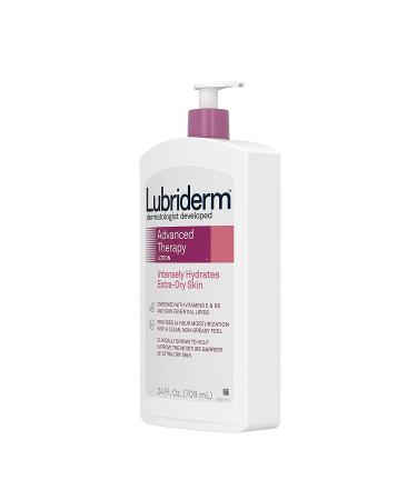 Lubriderm Advanced Therapy Moisturizing Lotion - Deep Hydration for Extra Dry Skin - Pack of 3, 24 fl. oz - Buy Online on GoSupps.com
