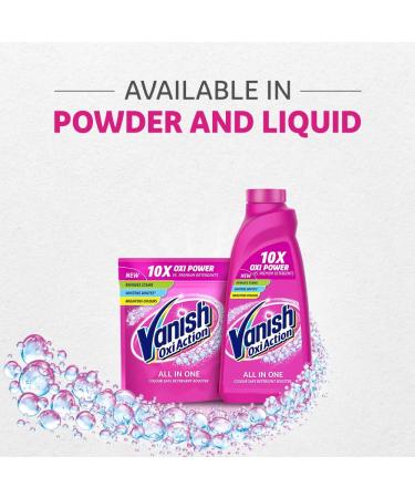 Vanish Oxi Action Stain Remover Powder 200g - Pack of 2 | Effective Stain Removal for All Fabrics | International Shipping Available - Buy Online on GoSupps.com
