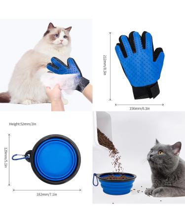 GDRAW 8-Part Zoo Set for Dogs & Cats | Claw Scissors Nail Files Brushes & More | Ideal for Small Animals - Buy Online on GoSupps.com