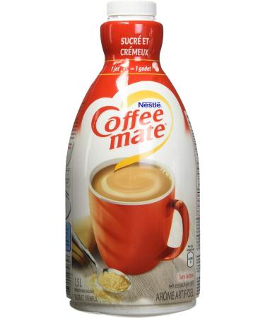 COFFEE-MATE Liquid Coffee Creamer Lactose Free Double-Double No Refrigeration 1.5 Liter Pump Bottle (2-Pack) - Buy Online on GoSupps.com