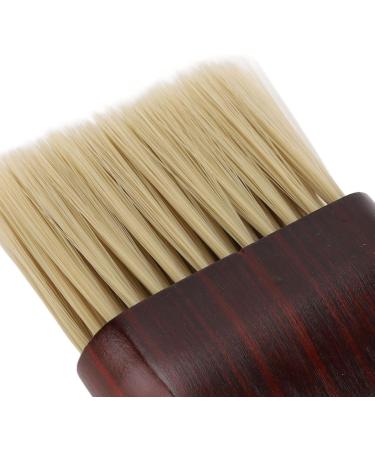 Barber Neck Duster Brush for Hair Cutting Professional Neck Cleaning Brush with Solid Wood Handle and Soft Bristles Flat Shape Barber Brush for Cleaning Broken Hair Left on Neck Clothes - Buy Online on GoSupps.com