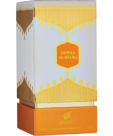 Afnan Adwaa Al Sharq for Unisex Concentrated Perfume Oil 0.84 Ounce Amber Spicy 0.84 Fl Oz (Pack of 1) - Buy Online on GoSupps.com