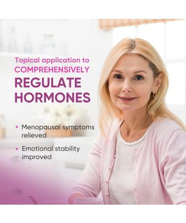 Estrogen Cream for Menopause Relief | Bioidentical Hormone Balance | Natural Phytoestrogen Cream for Hot Flashes & Skin 4 Oz - Buy Online on GoSupps.com