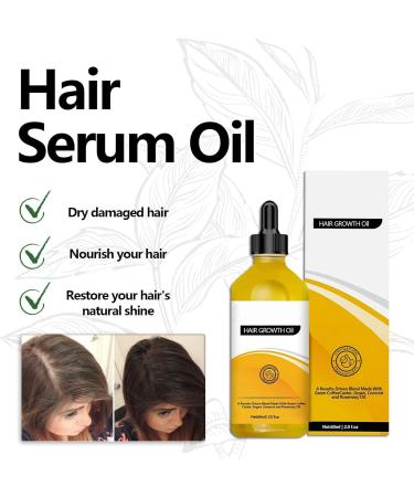 Neviux Natural Hair Growth Oil Hair Growth Serum Rosemary Hair Oil Nourishing Damaged Hair Oil for Drying Damaged Hair and Hair Care Prevent Hair Loss - Buy Online on GoSupps.com