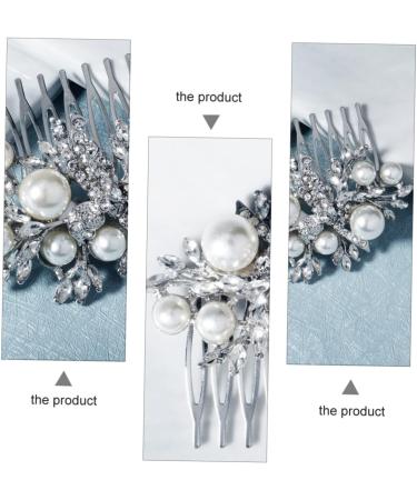 DOITOOL 1pc Hair Comb Hair Accessory Hair Accessories Popular Headwear Eye-catching Hairpin Rhinestone Bobby Pins Combs Bridal Headdress Rhinestone for Hair Wedding Hairpin Bridal Comb - Buy Online on GoSupps.com