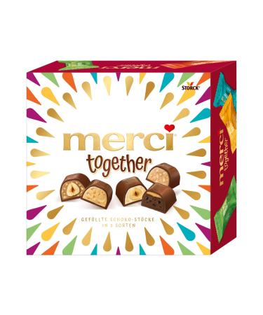 merci together 1 x 175g Mix of filled fine milk chocolate pralines - Buy Online on GoSupps.com
