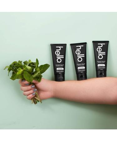 Hello Activated Charcoal Epic Teeth Whitening Toothpaste Fluoride Free Fresh Mint & Coconut Oil Vegan SLS & Gluten Free Peroxide Free Dentifrice Blanchissant 82 mL Charcoal 82 ml (Pack of 1) - Buy Online on GoSupps.com