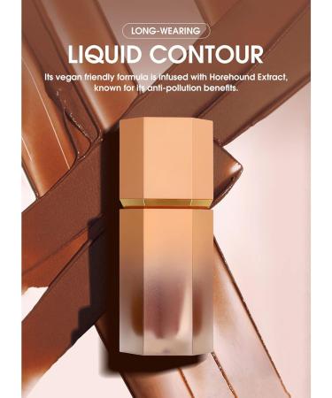 Pongnas Bronzer Contour Liquid Maquillage Hydratant Longue Dur e avec Applicateur Coussin pour un Contour et des Nuances Parfaites - Buy Online on GoSupps.com