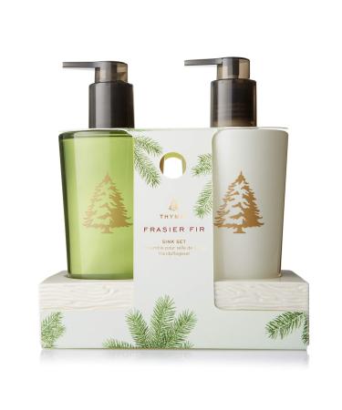 Frasier Fir Sink Set with Ceramic Caddy