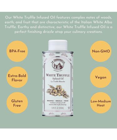 Buy La Tourangelle White Truffle Infused Oil 8.45 fl oz - Premium Gourmet Oil for Cooking & Drizzling - Buy Online on GoSupps.com