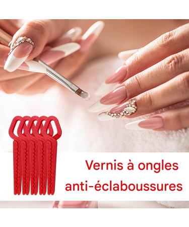  G n rique Nail Polish Cover | 5 Pieces Nail Polish Clip Set Leak-Proof 3D Printed Manicure Clip for Women Girls Teens At Home Travel Party Use - Buy Online on GoSupps.com