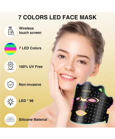 Zupora Red Light Therapy Mask - LED Face Rejuvenation & Skin Care | Red & Blue Light Therapy for Glowing Skin - Buy Online on GoSupps.com