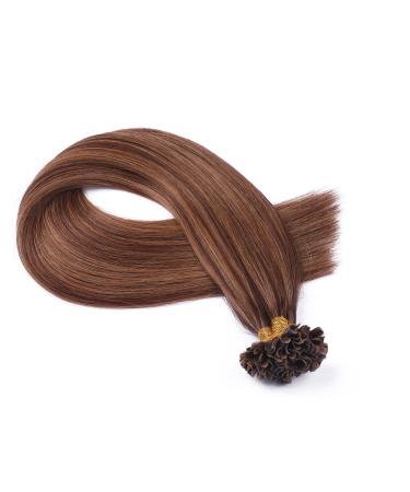 High-Quality #6/12 Keratin Bonding Hair Extensions - 60cm 50 Strands 100% Remy - U-Tip by Novon Hair - Buy Online on GoSupps.com