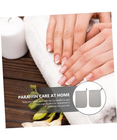 FOMIYES 2 Pairs Wax Thermal Insulation Gloves Paraffin Wax Warmer Paraffin Bath Mittens Wax Bath Hand Care Moisturizing Gloves Practical Hand Spa Gloves Work Hand Cover Foot Plush - Buy Online on GoSupps.com