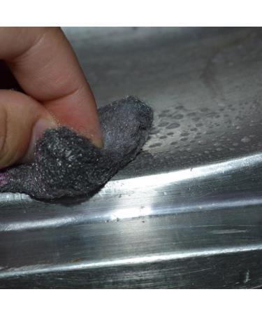 Besreey Steel Wool Scrubbers - 12X Scrubbing Scouring Pads | Multipurpose Cleaning Scrubbers Household Cleaning Tool for Kitchen Bathroom - Buy Online on GoSupps.com