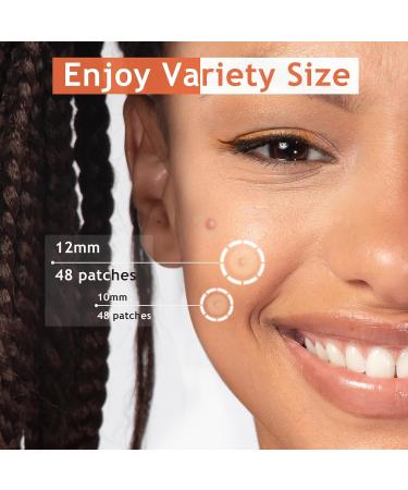 Ultra Pimple Patches - Hydrocolloid Acne Dots for Face | 96 Count | Day & Night Use for Zits & Blemishes - Buy Online on GoSupps.com