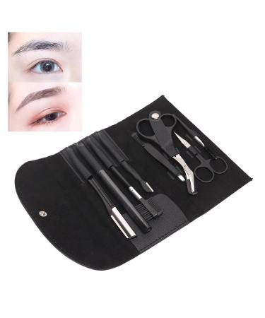 Professional Eyebrow Care Set for Men & Women - Stainless Steel Trimmer & 8-Part Kit - Buy Online on GoSupps.com