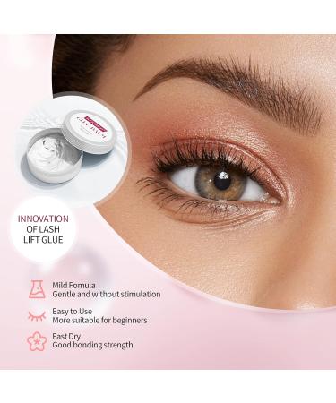 ICONSIGN Lash Lift Glue Balm Eyelash Lift Perm Adhesive for Brow Lamination Upgrated Professional Strong Hold Eyebrow Glue for Salon Use Bergamot Flavor - Buy Online on GoSupps.com