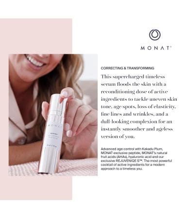 MONAT Rewind Age Control Nectar | Fast Absorbing Hydrating Serum | Anti-Aging Face Cream with AHA & Hyaluronic Acid - 30 ml - Buy Online on GoSupps.com