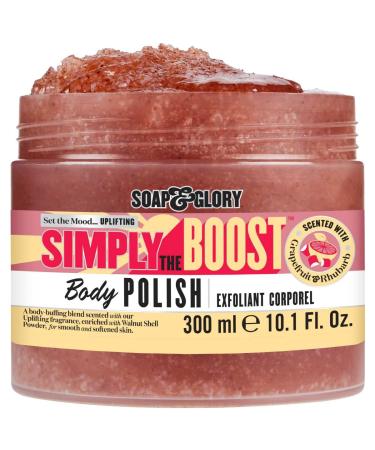 Soap & Glory Simply The Boost Exfoliating Body Scrub - Smoothing Body Polish (300ml) - Buy Online on GoSupps.com