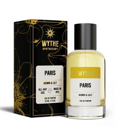 Paris Perfume - Made in USA with Clean Ingredients - Jasmine White Gardenia Rose - Feminine Floral Uplifting Fragrance