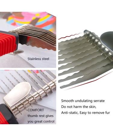OFKPO Pet Dematting Comb - Detangling Tool for Dog Cat Grooming - Buy Online on GoSupps.com