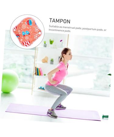 Organic Washable Napkin Panty Liners for Women - 5Pcs Kit - Buy Online on GoSupps.com